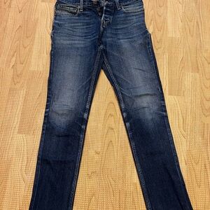 Hollister Men's Dark Blue Skinny Jeans